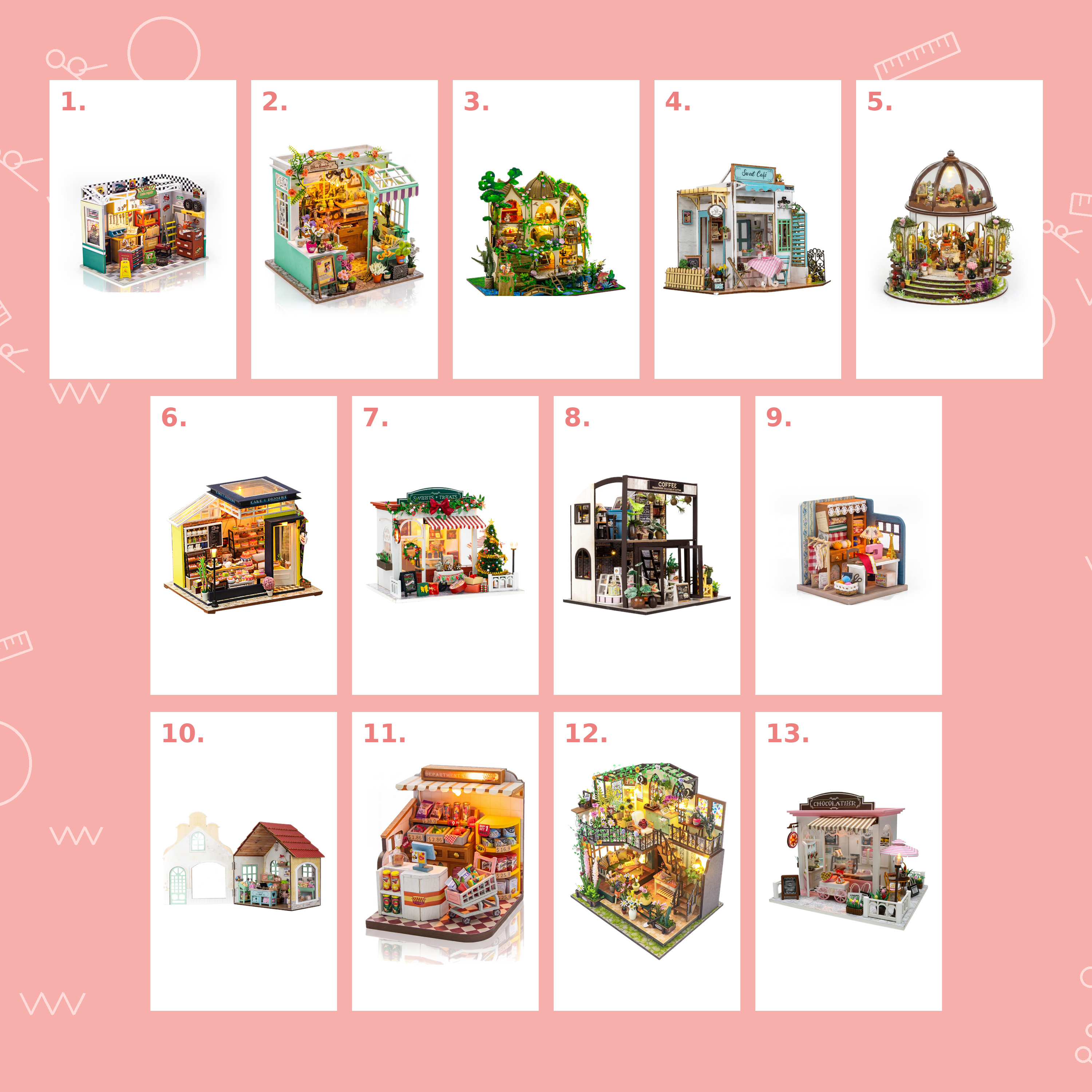 Miniature house, collect all the miniature houses