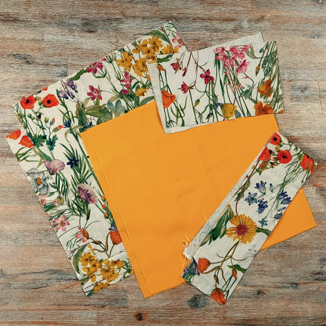 Step 1: Cut all your fabrics