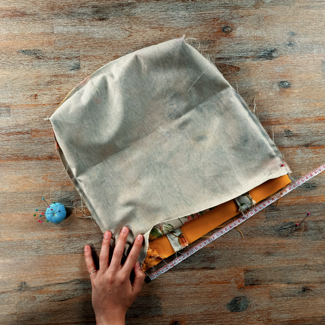 Step 6: Sewing the body of the bag and handles together