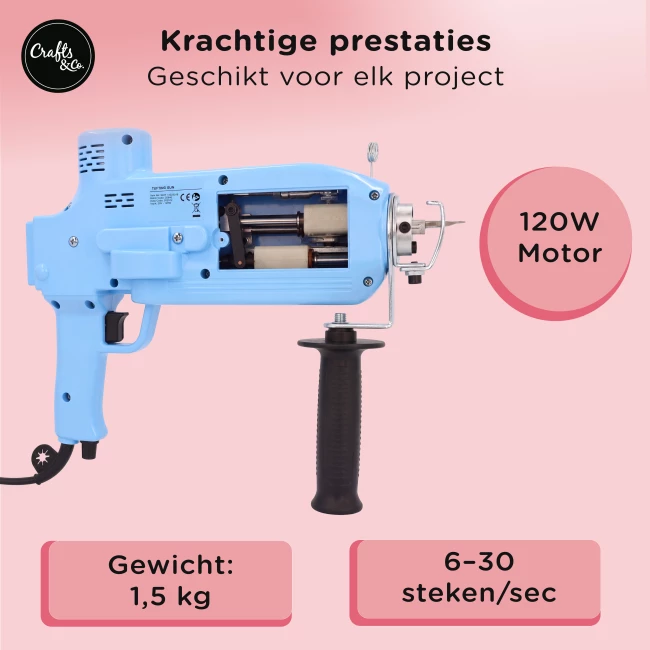 Tufting Gun - Combideal met Tufting Kit