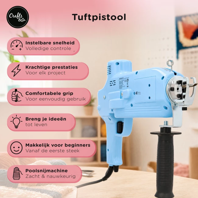 Tufting Gun - Combideal met Tufting Kit