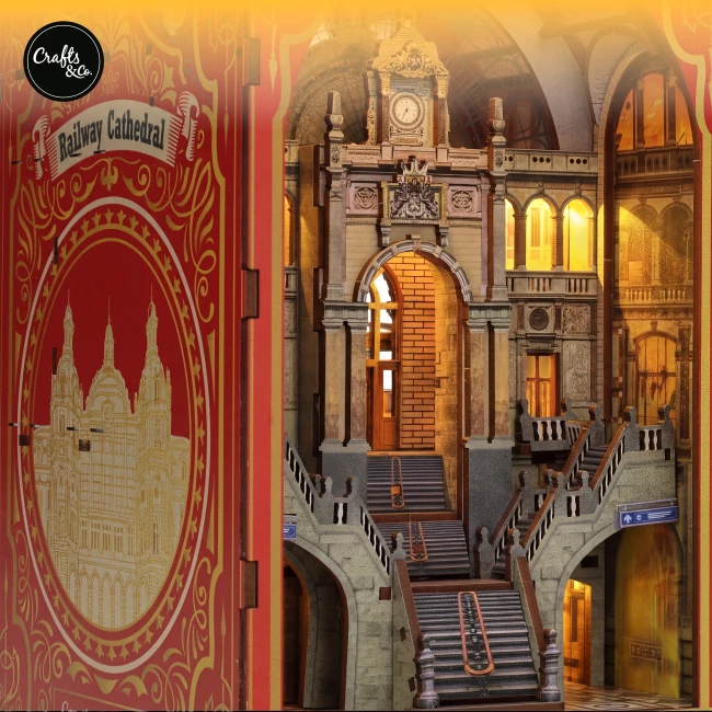 Book Nook - Cathédrale ferroviaire - Double face