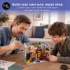 Miniature House Construction Kit Medium - Auto Repair Shop - 4