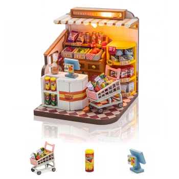 Miniature House Construction Kit Medium - Grocery Store