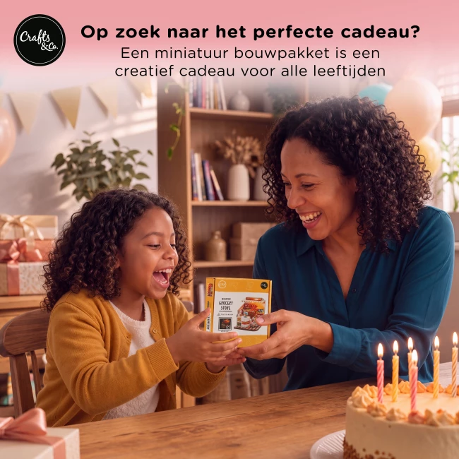 Miniatuurhuis Bouwpakket Medium - Supermarkt