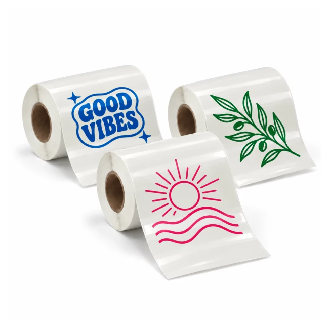 Navullingen voor de Mini Pocket Printer - Transparant Stickerpapier met Gekleurde Print