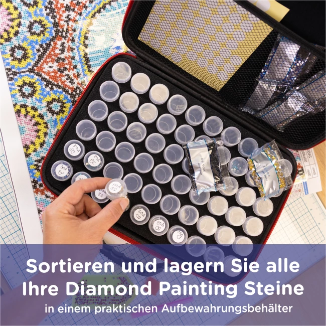 Diamond Painting Aufbewahrungsbox - Grün