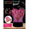 Diamond Painting LED-Lampe DIY Kit - Herz