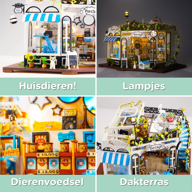 DIY-liefhebbers opgelet! ✨ Zin in een creatief project waarbij je helemaal tot rust komt? Ontdek het prachtige Leisure Time Tea Room van Rolife! 🍵🏡 Dit DIY-huisje zit bomvol schattige details en
