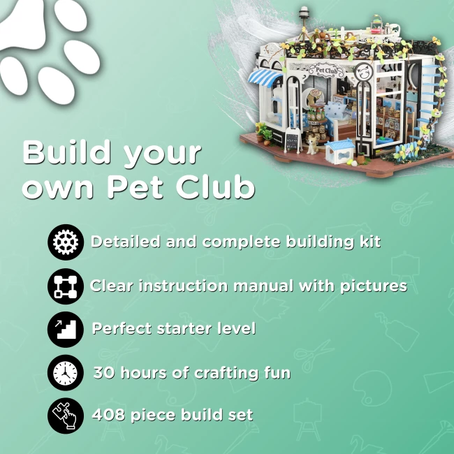 Miniature House Construction Kit Large - Shop 'The Pet Club'