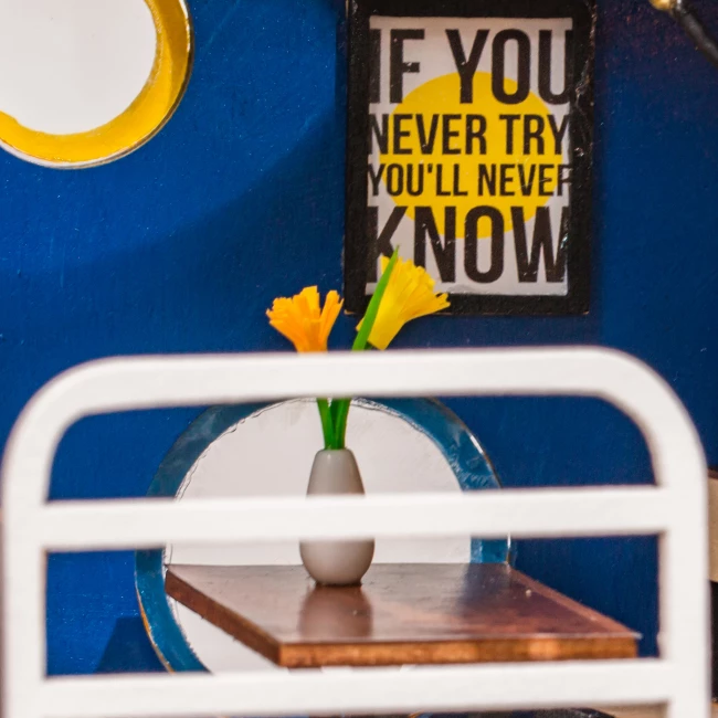 Miniatuurhuis Bouwpakket Groot - Hallo Zomerhuis 'Concerto Bistro'