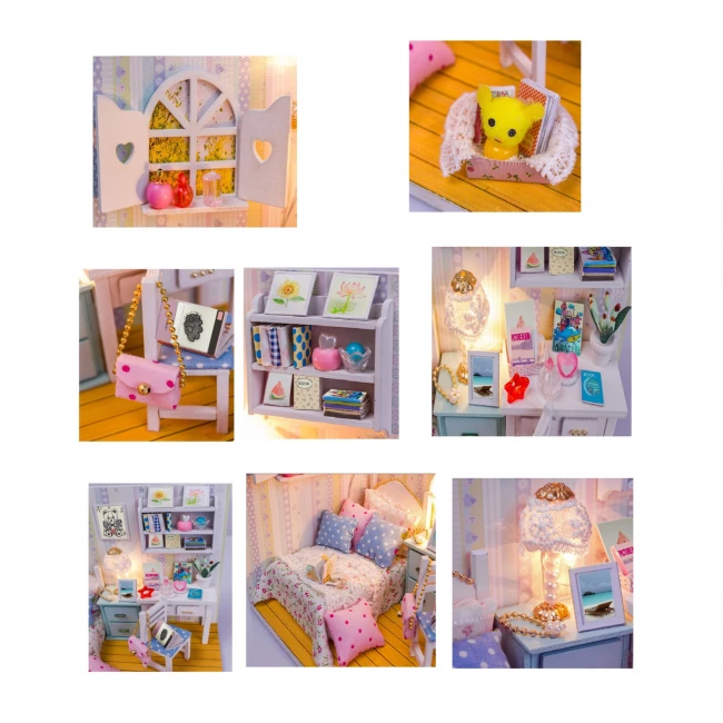 Miniatur Haus Bausatz Mini - Adabelles Zimmer