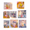 Modellbausatz Miniatur-Puppenhaus - Adabelles Zimmer