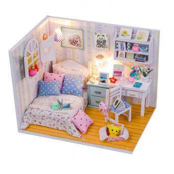 Modèle réduit Miniature Dollhouse - Chambre d'Adabelle
