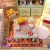 Model Kit Miniature Dollhouse - Living Room