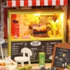 Model Kit Miniature Dollhouse - Lunch Cafe - 3