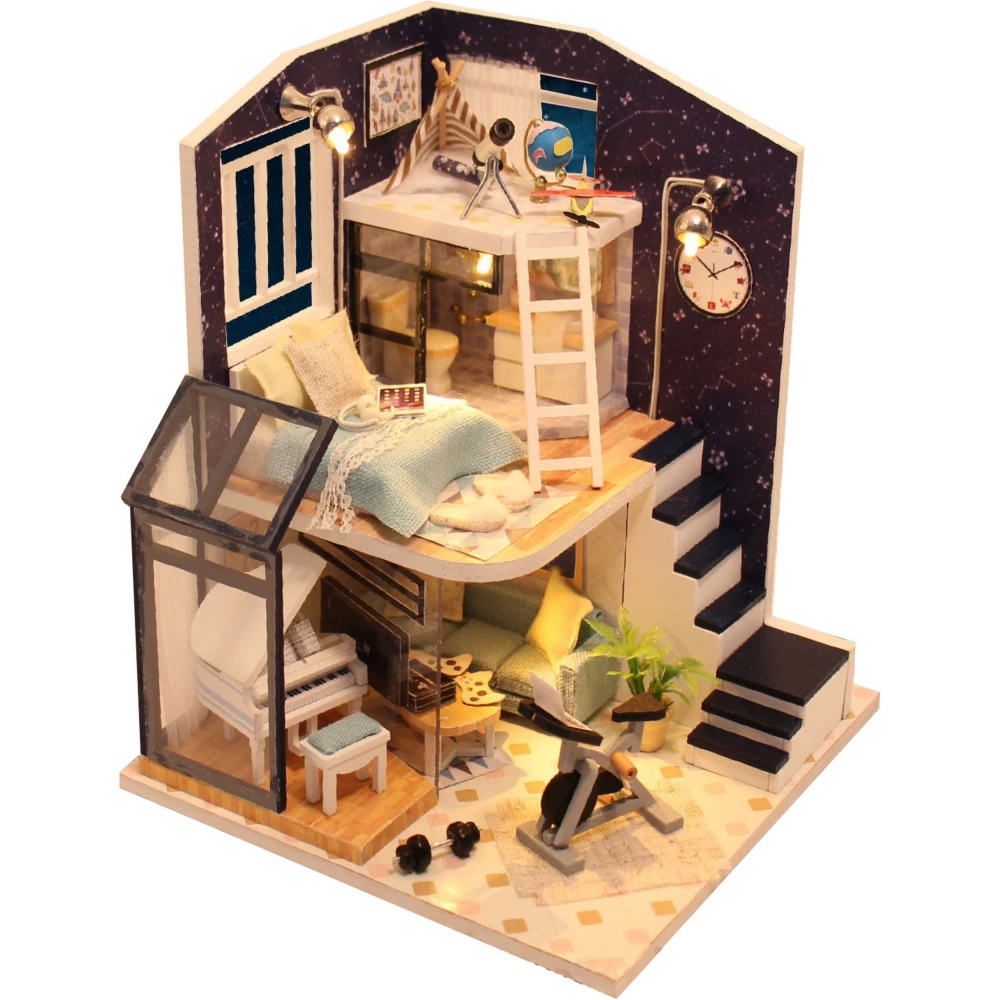 Model kit Miniature Dollhouse - Astronomy Studio? - Crafts&Co