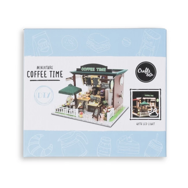 Miniatur Haus Bausatz Medium - Kaffeehaus