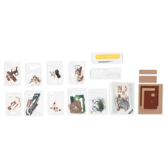 Miniatur Haus Bausatz Medium - Kaffeehaus