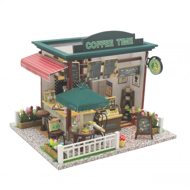 Miniature House Construction Kit Medium - Coffee House