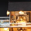 Modelbouwpakket Miniatuur Poppenhuis - Nostalgisch Dorp - 2