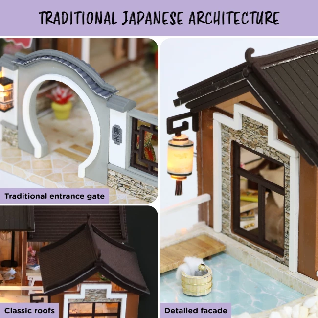 Miniature House Construction Kit Large - Nostalgic Village