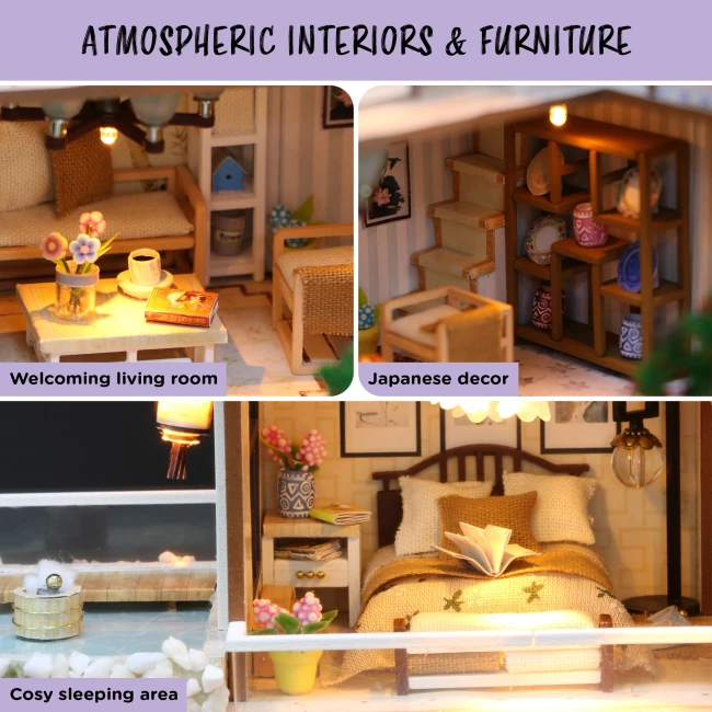 Miniature House Construction Kit Large - Nostalgic Village