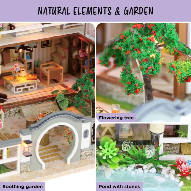 Miniature House Construction Kit Large - Nostalgic Village