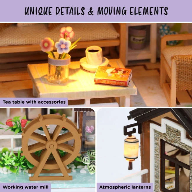 Miniature House Construction Kit Large - Nostalgic Village