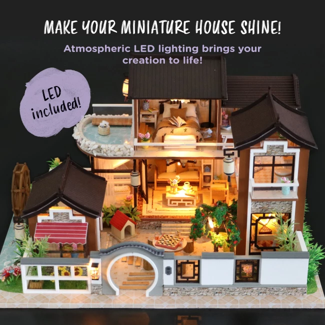Miniature House Construction Kit Large - Nostalgic Village