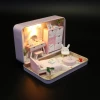 Modelbouwpakket Miniatuur Poppenhuis - Romantische Kamer - 8