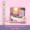 Modelbouwpakket Miniatuur Poppenhuis - Roze Slaapkamer - 4