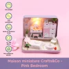 Kit de Construction de Maison Miniature Mini - Chambre romantique - 3