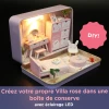 Kit de Construction de Maison Miniature Mini - Chambre romantique - 5