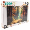 Schwieriges 1000-Teile-Puzzle - Wald bei Sonnenaufgang