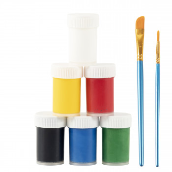 Kit de démarrage de peinture textile Trainer 6 couleurs