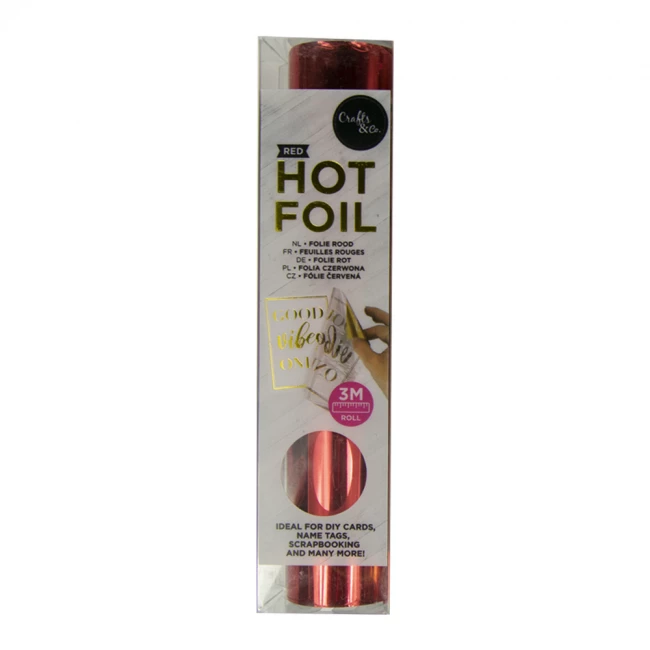 Hot Foil Folie voor de Hot Foil Applicator - Rood