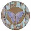Diamond Painting Klok DIY Pakket - Butterfly - 4