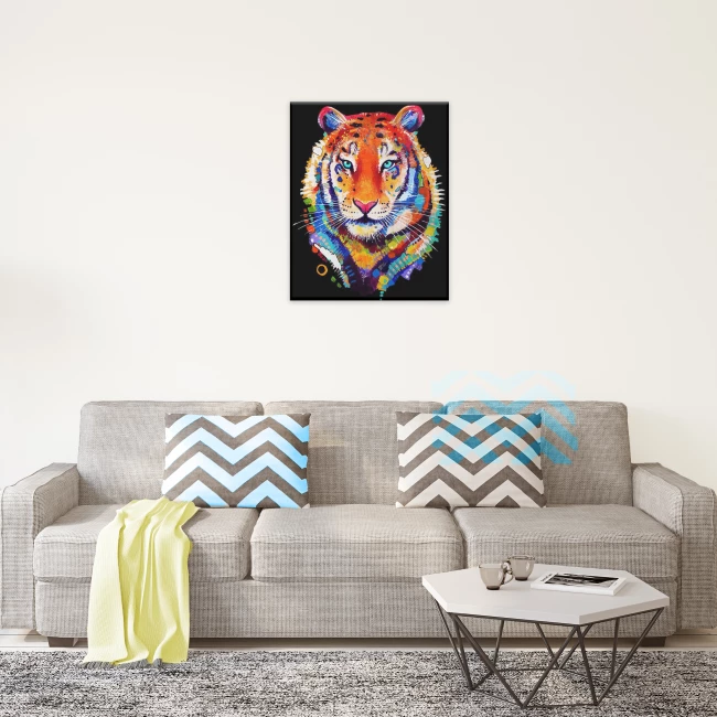 Diamond Painting Canvas Tiger - 30 x 40 cm