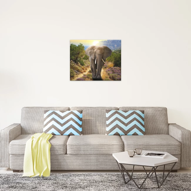 Diamond Painting Canvas Elephant - 30 x 40 cm