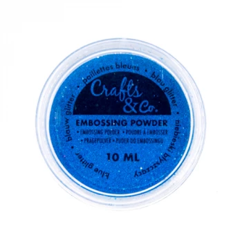 Embossing Powder - Blue-Glitter