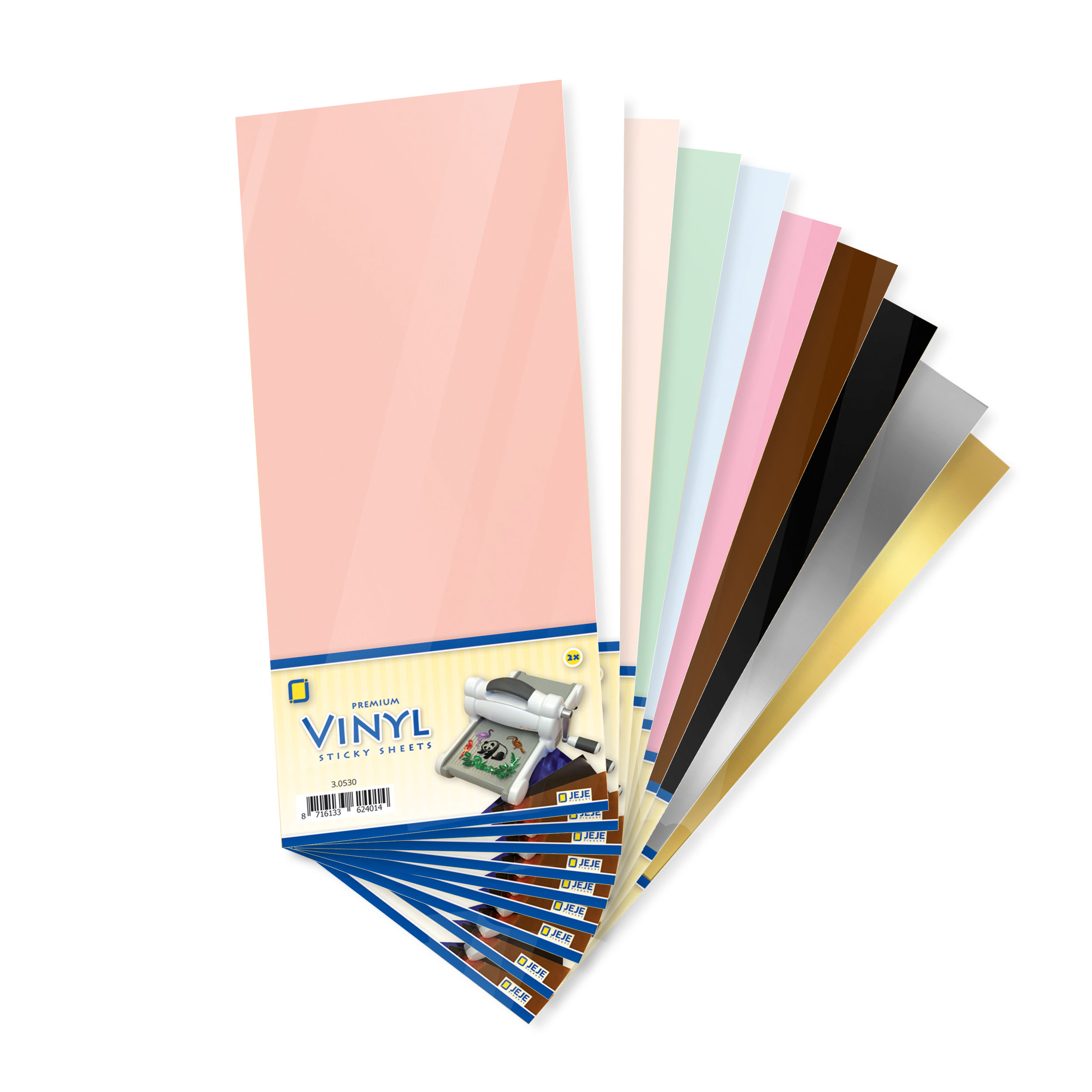 Vinyl Stickervellen - Premium Sticky Sheets - Voordeelpakket
