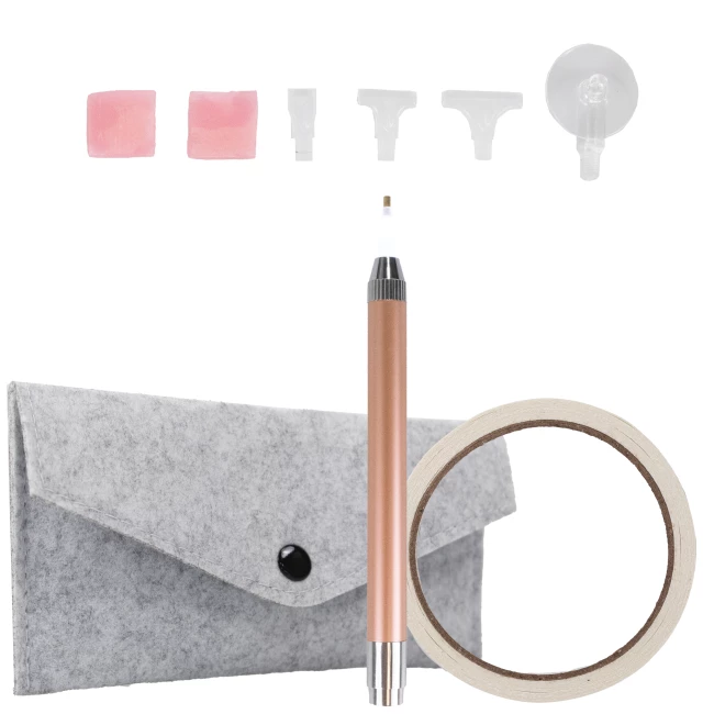 Diamond Painting Pen Set - Rosé Goud