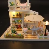 Modellbausatz Miniatur-Puppenhaus - Romantikzimmer Kombiangebot mit Rosazimmer - 15