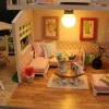 Model Kit Miniature Dollhouse - Romantic Room Combodeal with Pink Room - 14