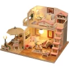 Model Kit Miniature Dollhouse - Romantic Room Combodeal with Pink Room - 8