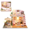 Modellbausatz Miniatur-Puppenhaus - Romantikzimmer Kombiangebot mit Rosazimmer - 1
