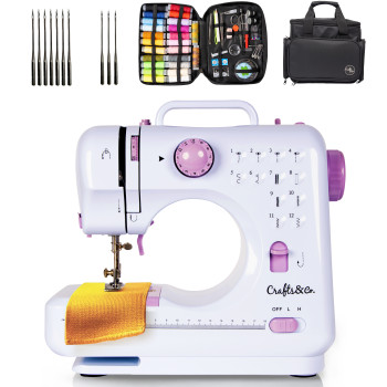 Nähmaschine für Einsteiger - Mega-Kombiangebot mit Tasche, Näh- und Nadelset