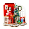 Miniatur Haus Bausatz Mini - Weihnachtszimmer 'Jingle Bells' - 1