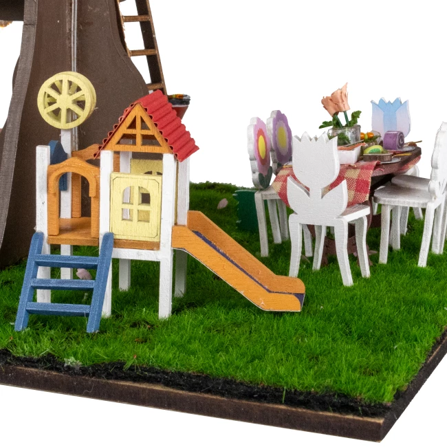 Kit de Construction de Maison Miniature Large - Maison de lárbre magique 'Cherry Blossom'